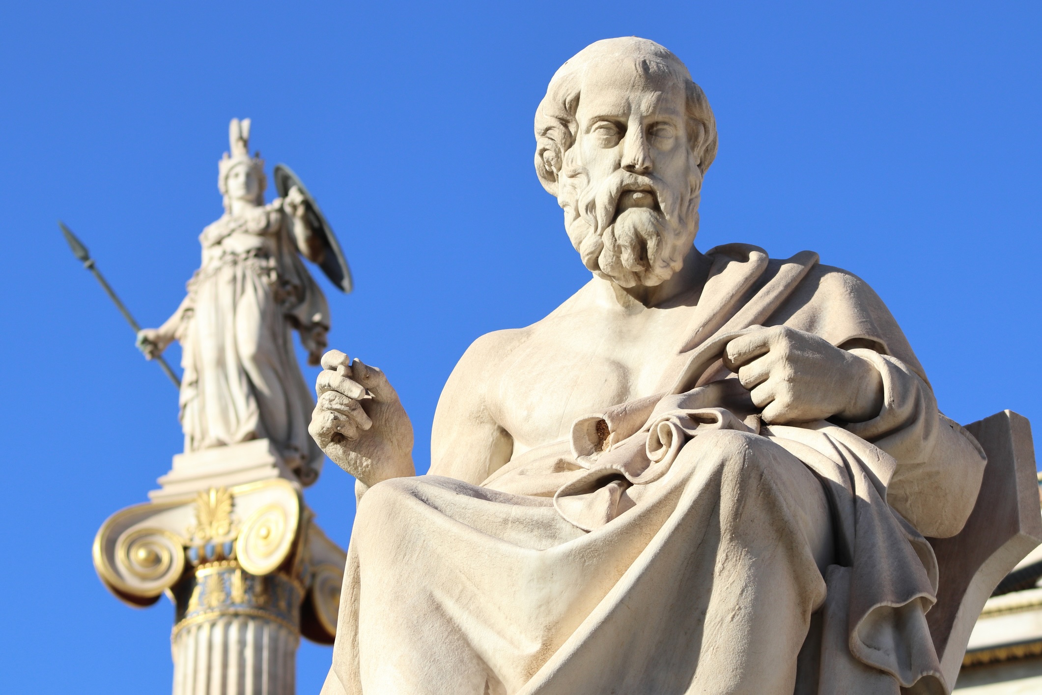 Plato, a renowned ancient Greek philosopher.